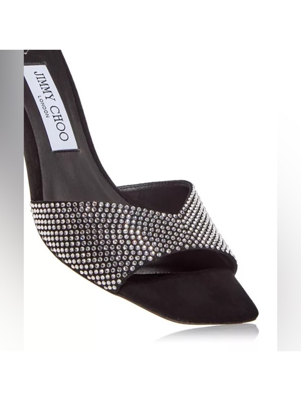 Jimmy Choo Skye 70 Embellished High Heel Slide Sandals - Picture 7 of 16